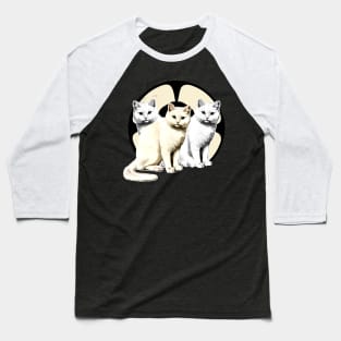 white and gray kittens Baseball T-Shirt